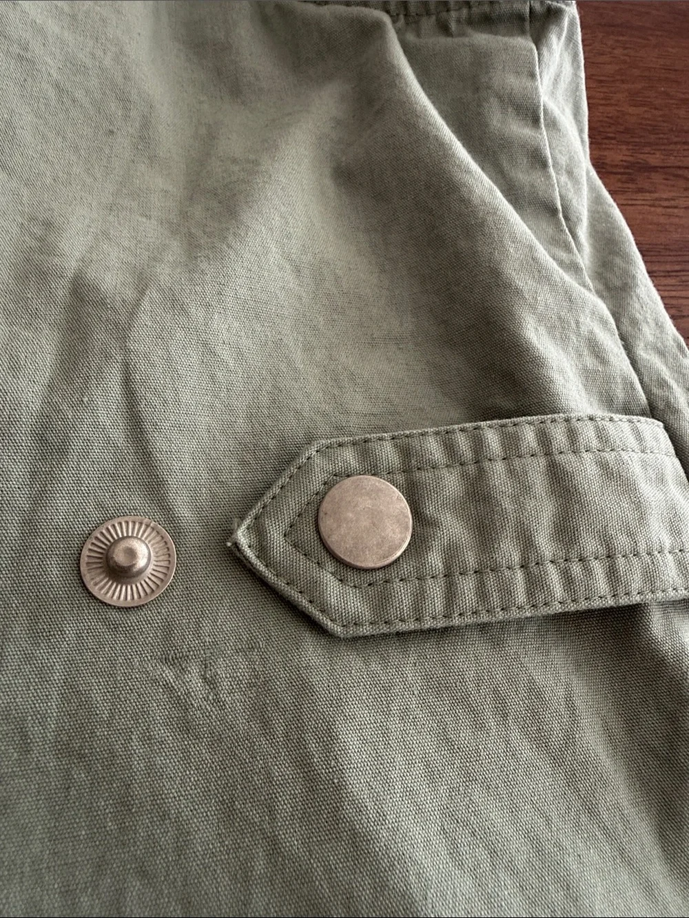 Scandia Woods cotton snap button utility vest